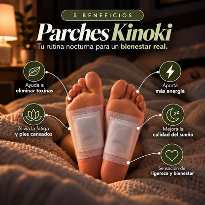 KINOKI RESET - Parches Detox Nocturnos para Pies