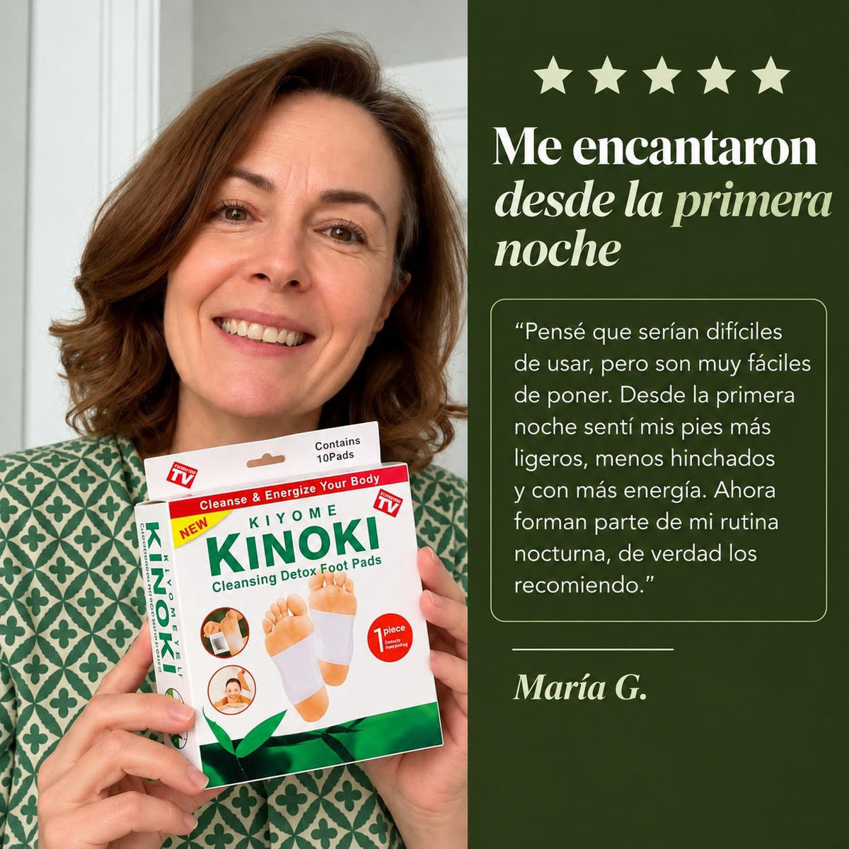 KINOKI RESET - Parches Detox Nocturnos para Pies