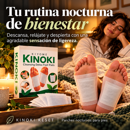 KINOKI RESET - Parches Detox Nocturnos para Pies